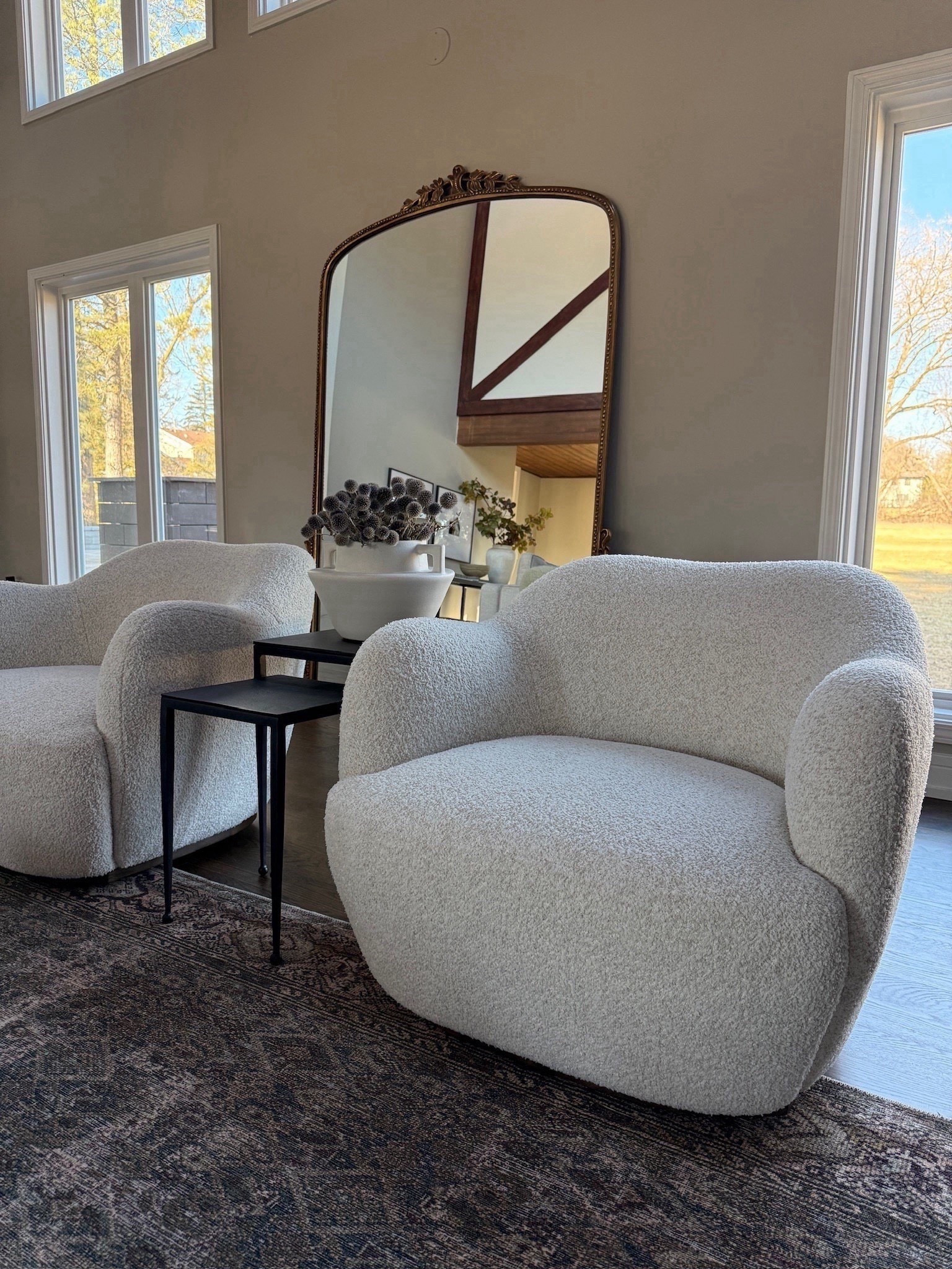 My favorite cozy upholstered club swivel chairs are on sale right now!! 27% off (for the Sheldon Ivory blend) and they ship FREE! They come in 5 other colors now too. 

#LTKSaleAlert #LTKHome