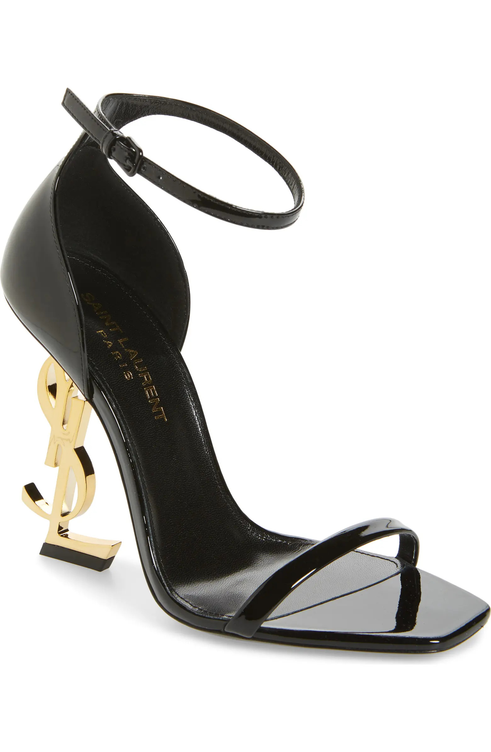 Saint Laurent Opyum YSL Ankle Strap Sandal (Women) | Nordstrom | Nordstrom