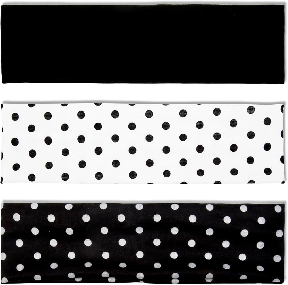 TERSE Polka Dot Headbands for Women Trendy Head Bands for Women's Hair, Women's Fashion Headband ... | Amazon (US)
