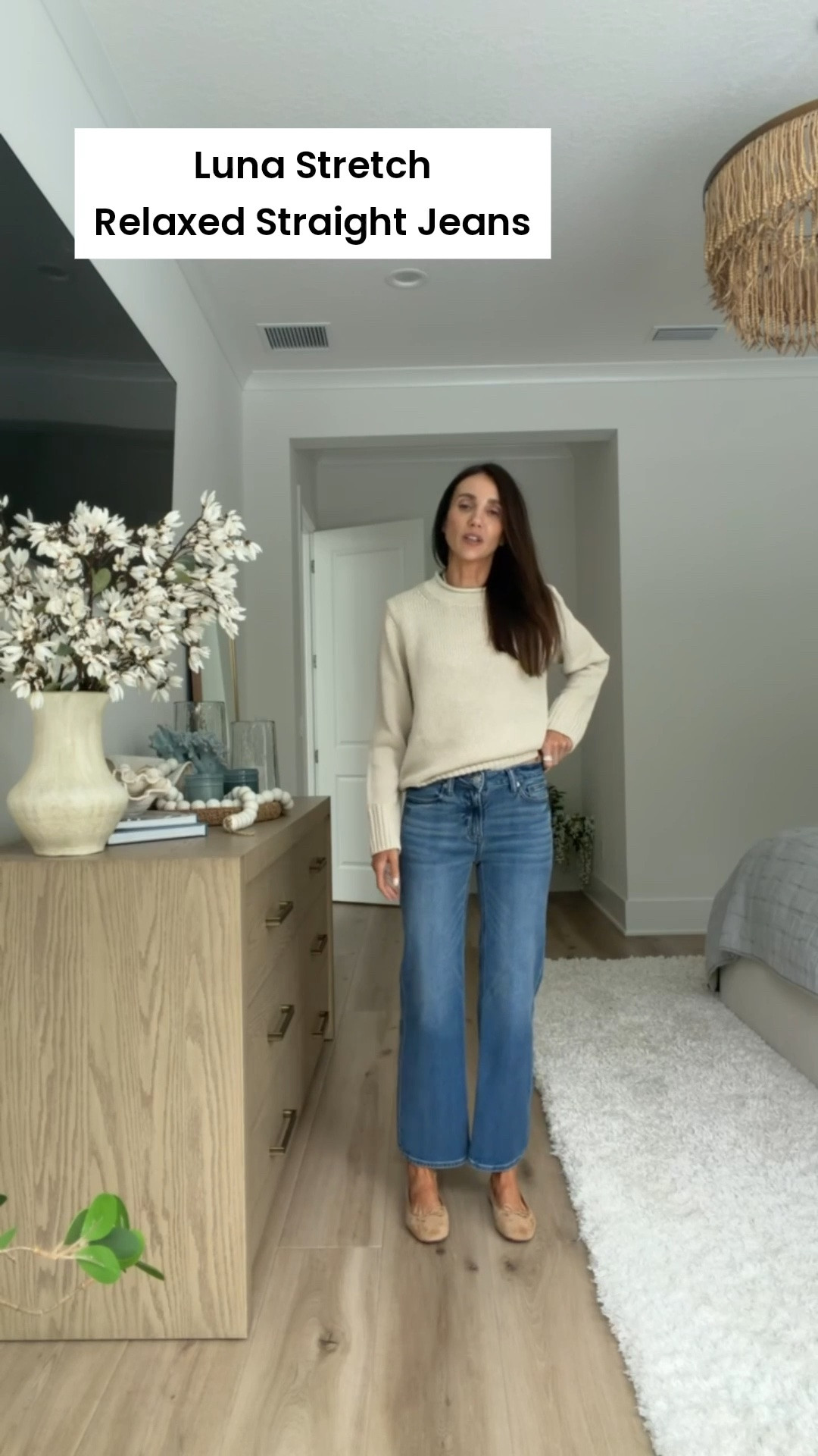 Quince Luna Stretch Relaxed Straight Jeans, size 25.

#LTKSaleAlert #LTKOver40 #LTKootd