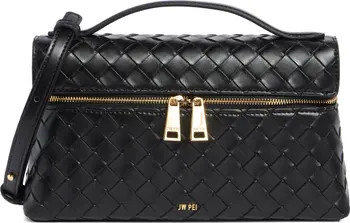 Thea Woven Faux Leather Top Handle Crossbody Bag | Nordstrom