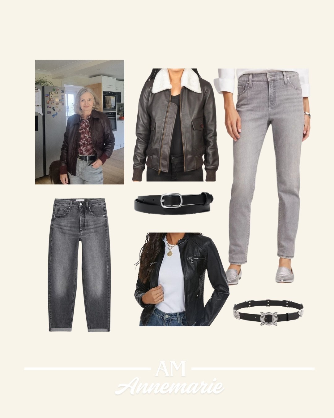 Leather jackets, bomber jacket, grey jeans, jeans, 

#LTKautumn #LTKuk