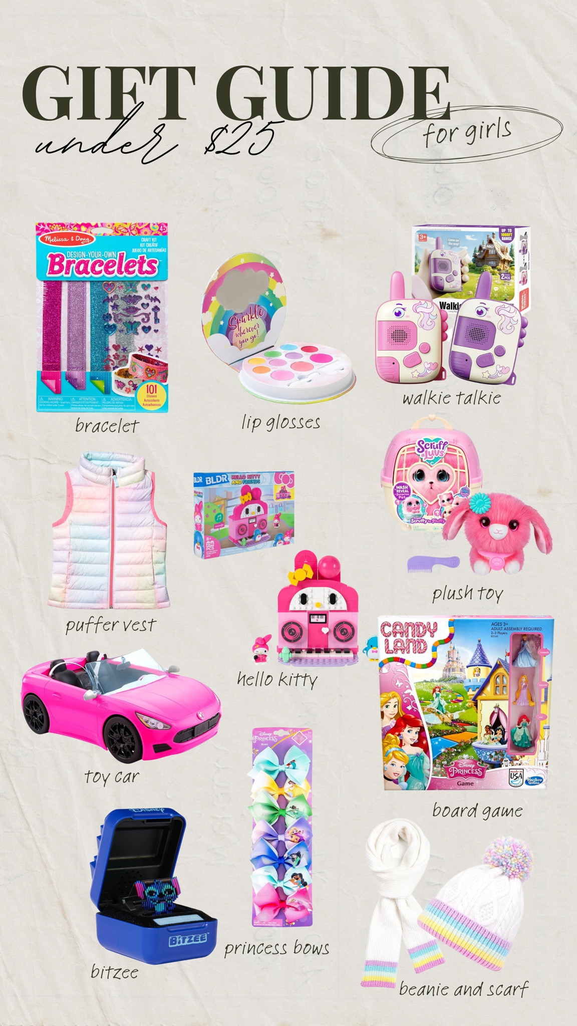 gift guide for the little girl under $25!

gift guide for her, for little girls

#LTKHoliday #LTKGiftGuide