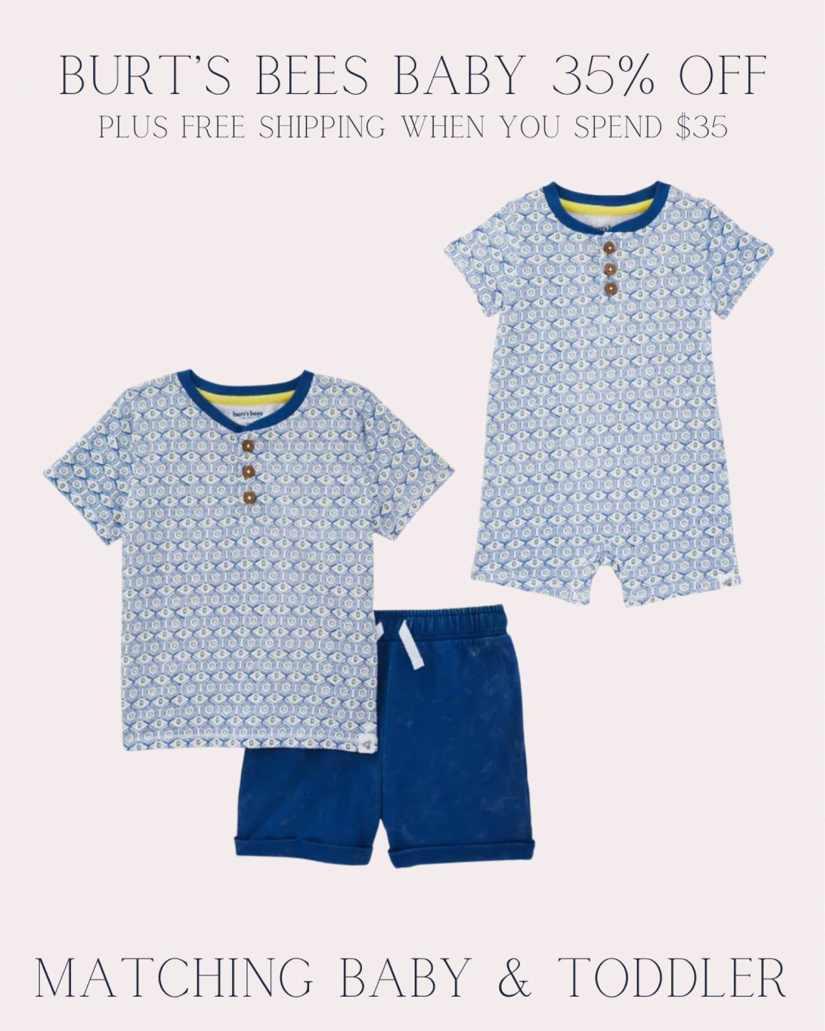 Matching Toddler and Baby Boy Spring Outfits 
Currently 35% off and free shipping when you spend. $35

Matching sibling outfits - matching brother outfits - organic cotton kids clothes - vacation outfits for boys - baby boy outfit inspiration - Toddler boy outfit ideas - blue boys clothes - spring summer vacation style - baby romper / toddler two piece outfit 

#LTKbaby #LTKU #LTKkids