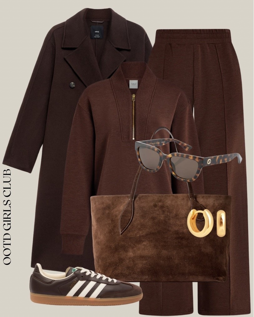 Wool coat styling - brown co-ord - autumn winter 

#LTKautumn #LTKuk #LTKeurope