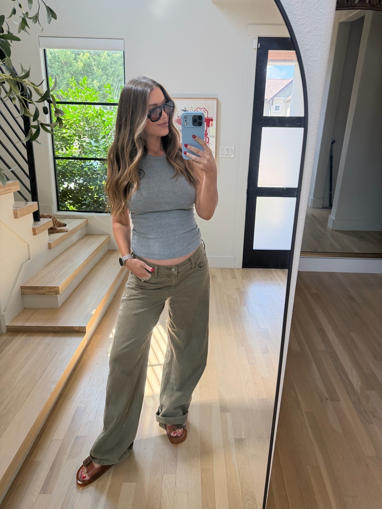 Easy, casual summer outfit! This grey tank from @Target is still one of my favorites — even with the baby bump!

#LTKBump #LTKSeasonal #LTKootd
