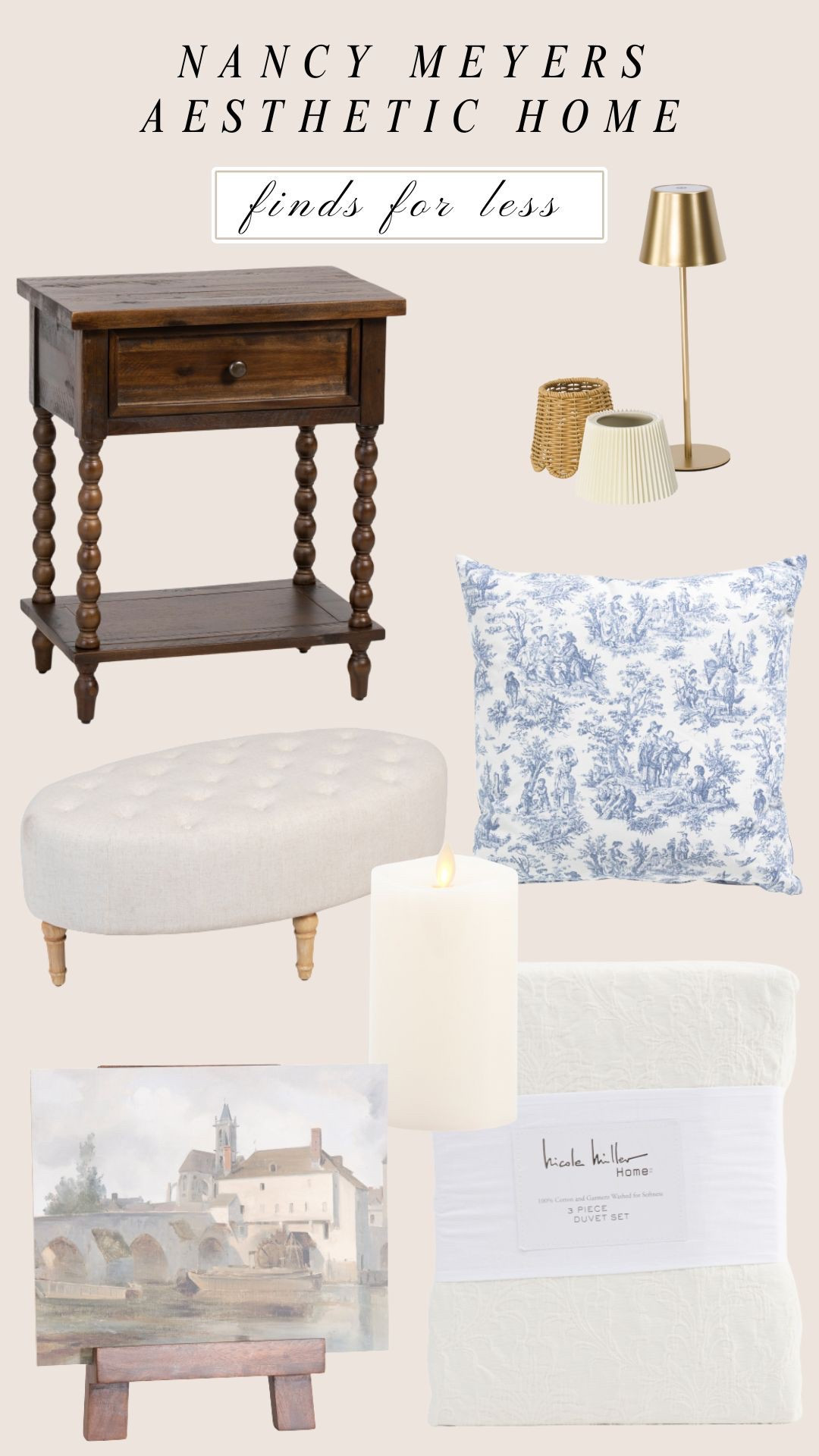 Nancy meyers aesthetics home finds 🤍

#LTKHome