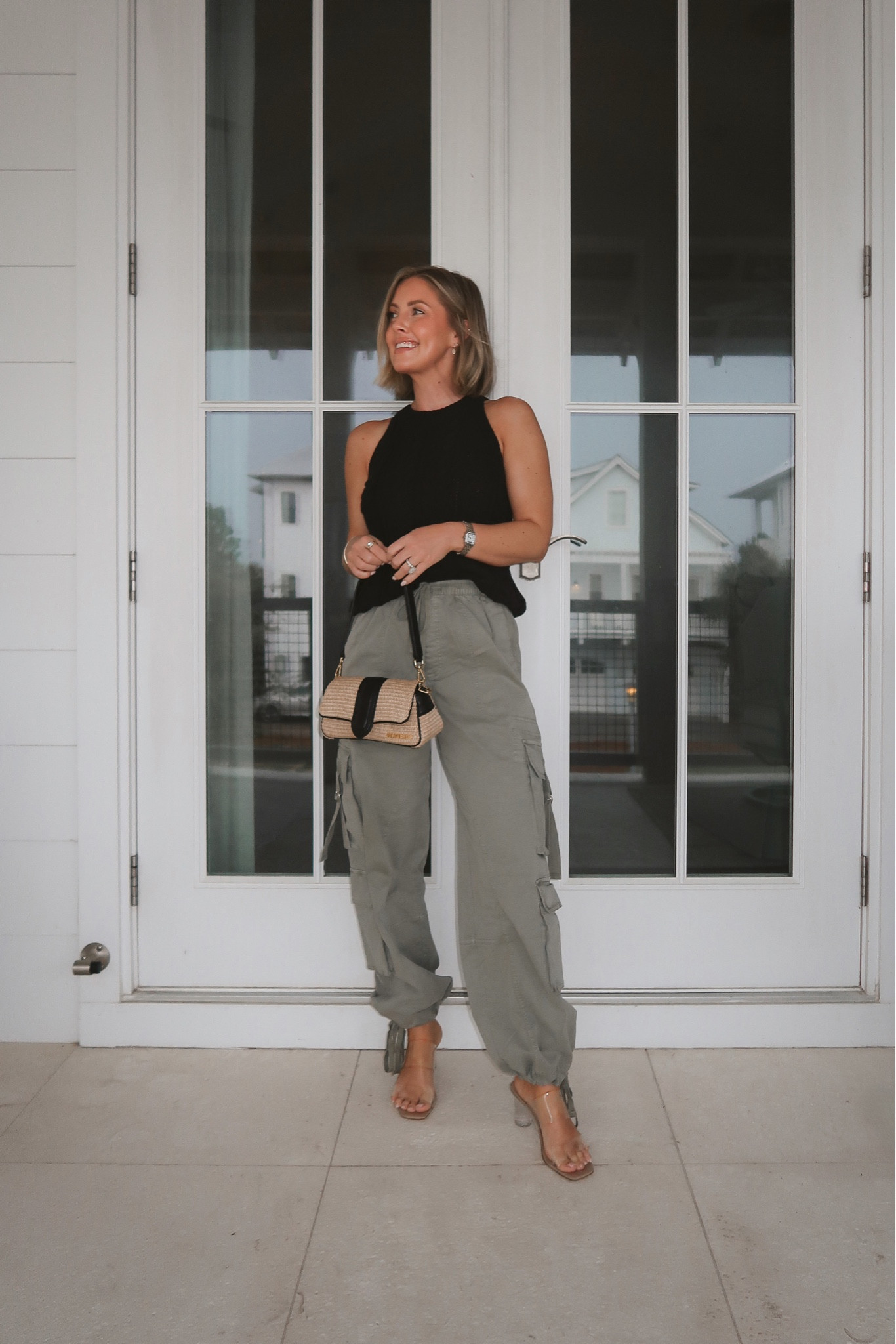 Small Target knit tank (probably could have done the XS) / XS Abercrombie cargo pants on sale! 🖤

#LTKshoecrush #LTKsalealert #LTKfindsunder50