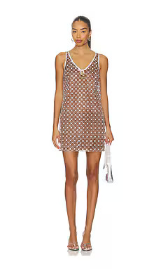 SAYLOR Jeanetta Dress in Chocolate from Revolve.com | Revolve Clothing (Global)