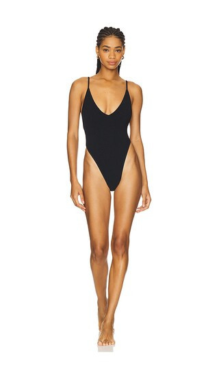 Free People x REVOLVE x free-est Amber One Piece in Black. - size S (also in XS) | Revolve Clothing (Global)