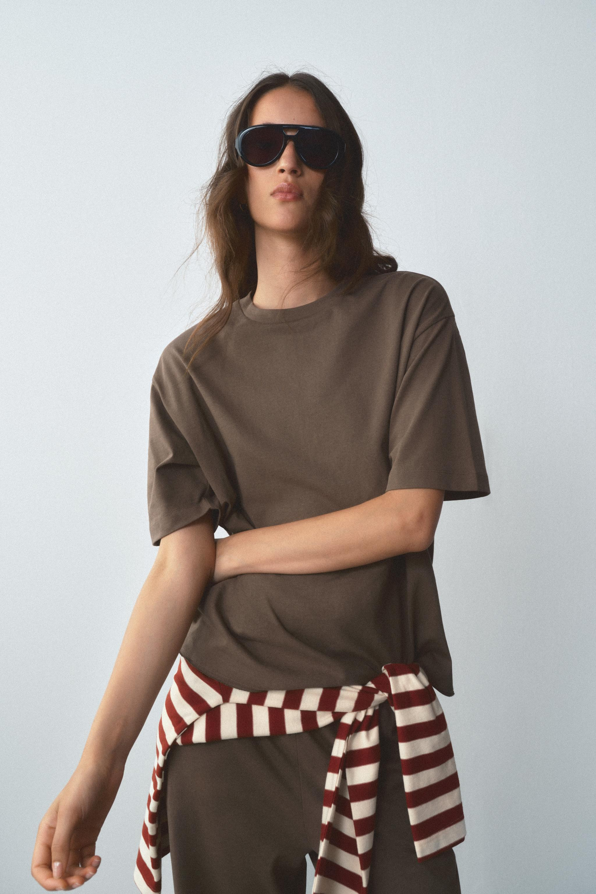 ROUND NECK T-SHIRT | Zara UK