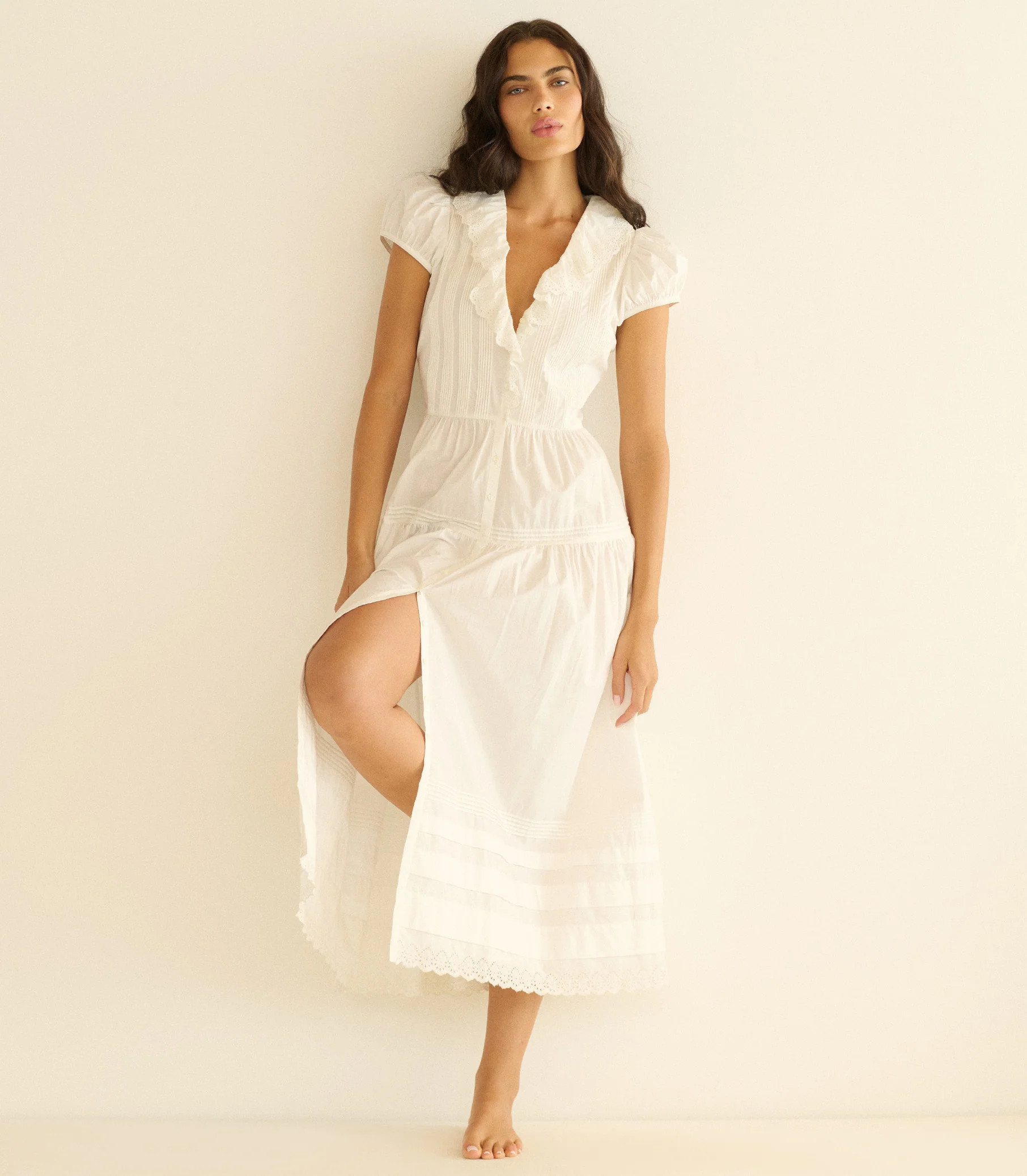 Eliette Dress - Salt | DÔEN | DOEN