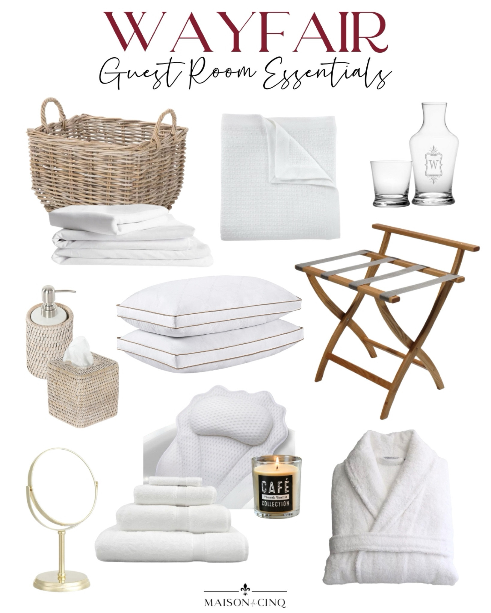 Have guests coming for the holidays? Now’s the time to refresh that guest room or bathroom - and Wayfair is having their Cyber Week sale with up to 80% off everything!

Home decor, hosting essentials, bathroom, bedroom, towels, sheets, pillows 

#LTKCyberWeek #LTKFindsUnder50 #LTKHome