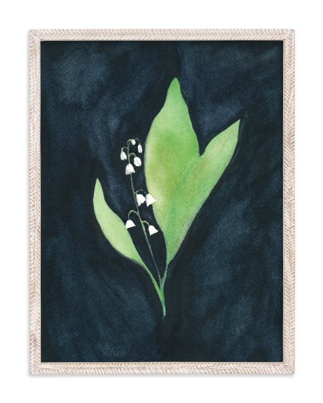 "COURAGE TO REMEMBER lily of the valley 1" - Painting Limited Edition Art Print by Renee Anne. | Minted
