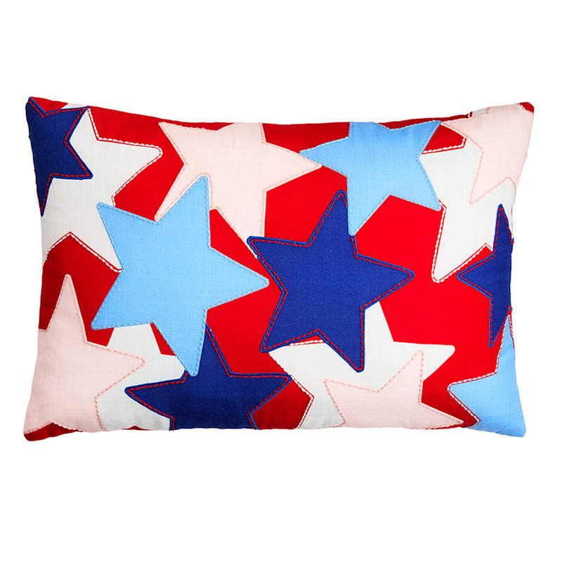 Patriotic Stars Outdoor Lumbar Throw Pillow, 14x20








	
		
		
			
				5
			
			
				(
				1
... | At Home
