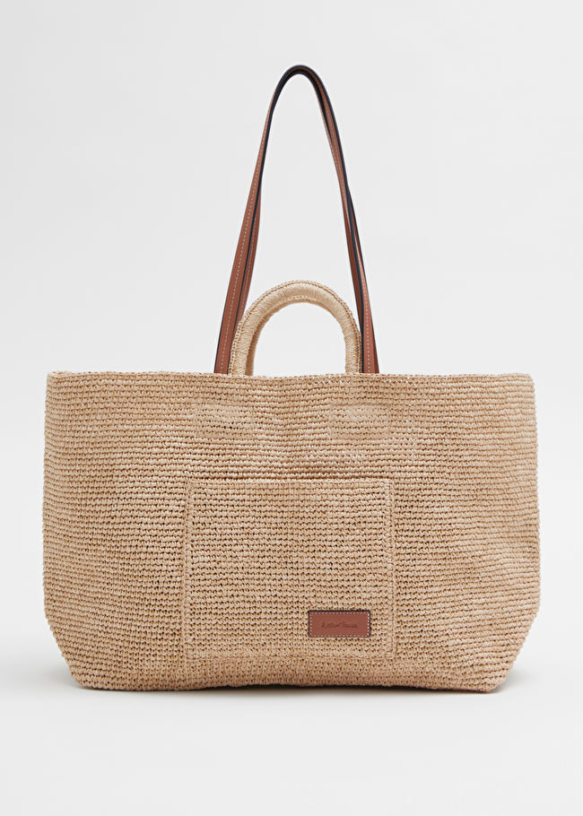 Large Woven Straw Tote | & Other Stories (EU + UK)