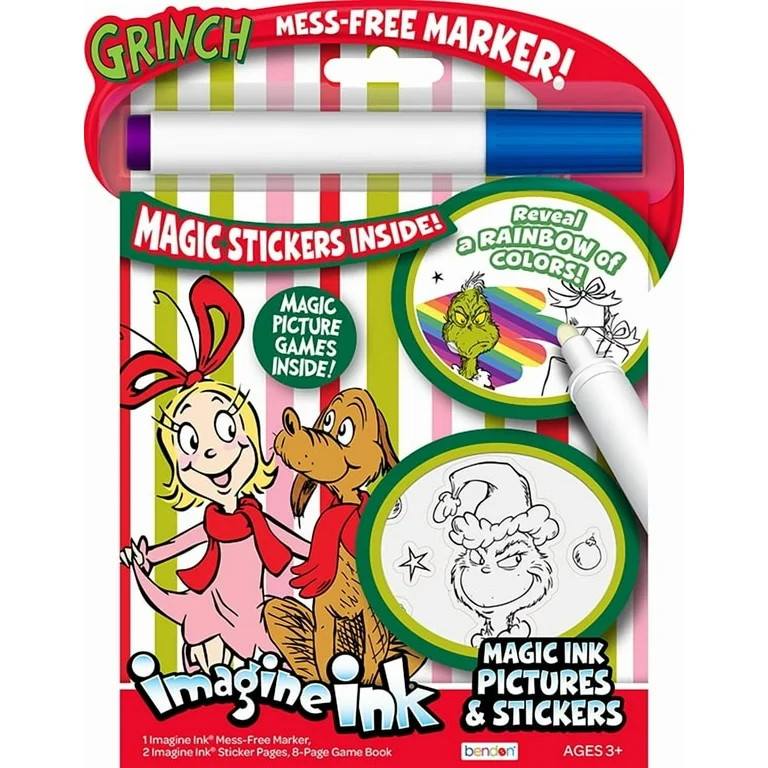 GRINCH IMAGINE INK WITH STICKERS | Walmart (US)