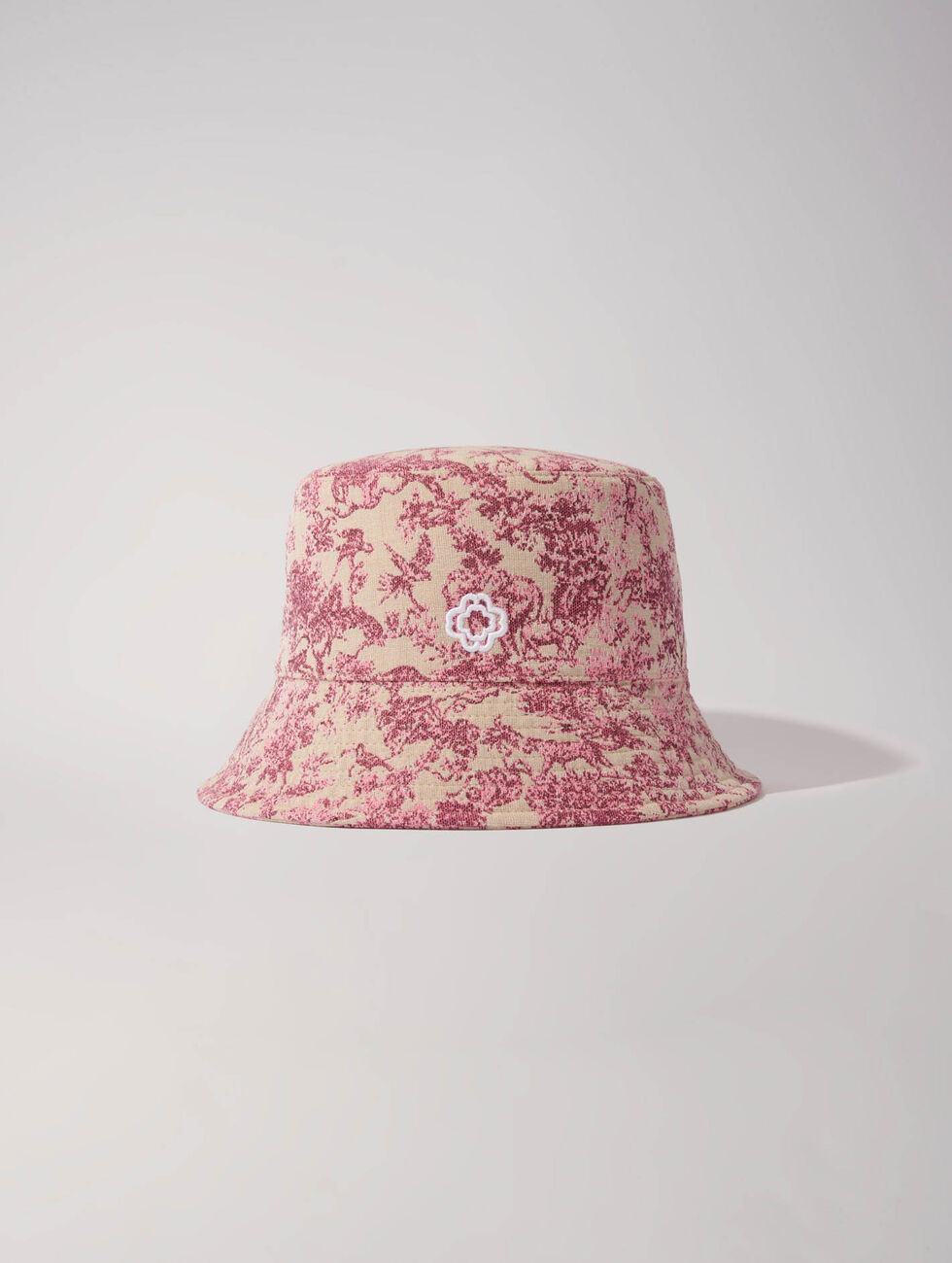Patterned cotton bucket hat | Maje US | Maje US
