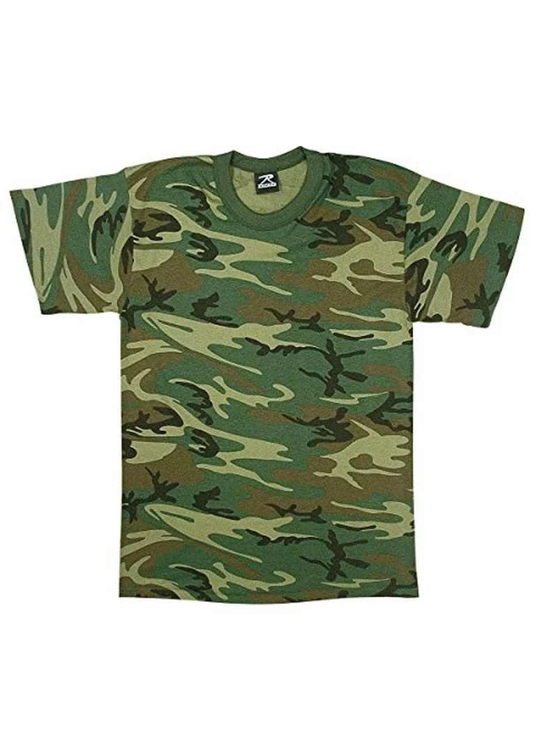 Rothco Kids Heavyweight T-Shirt, Woodland Camo, Medium | Walmart (US)