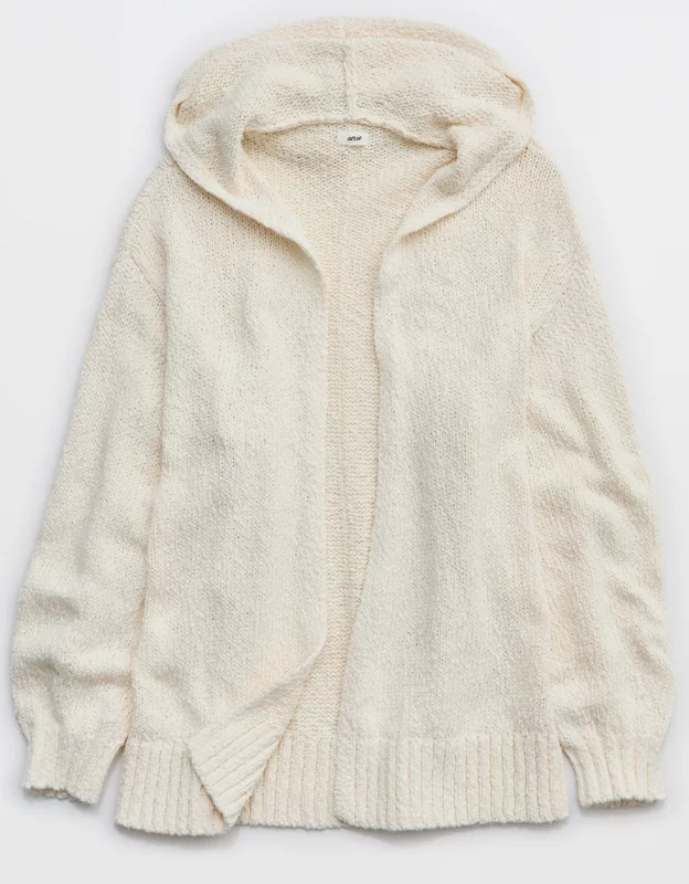 Aerie Hooded Sweater Cardigan | Aerie