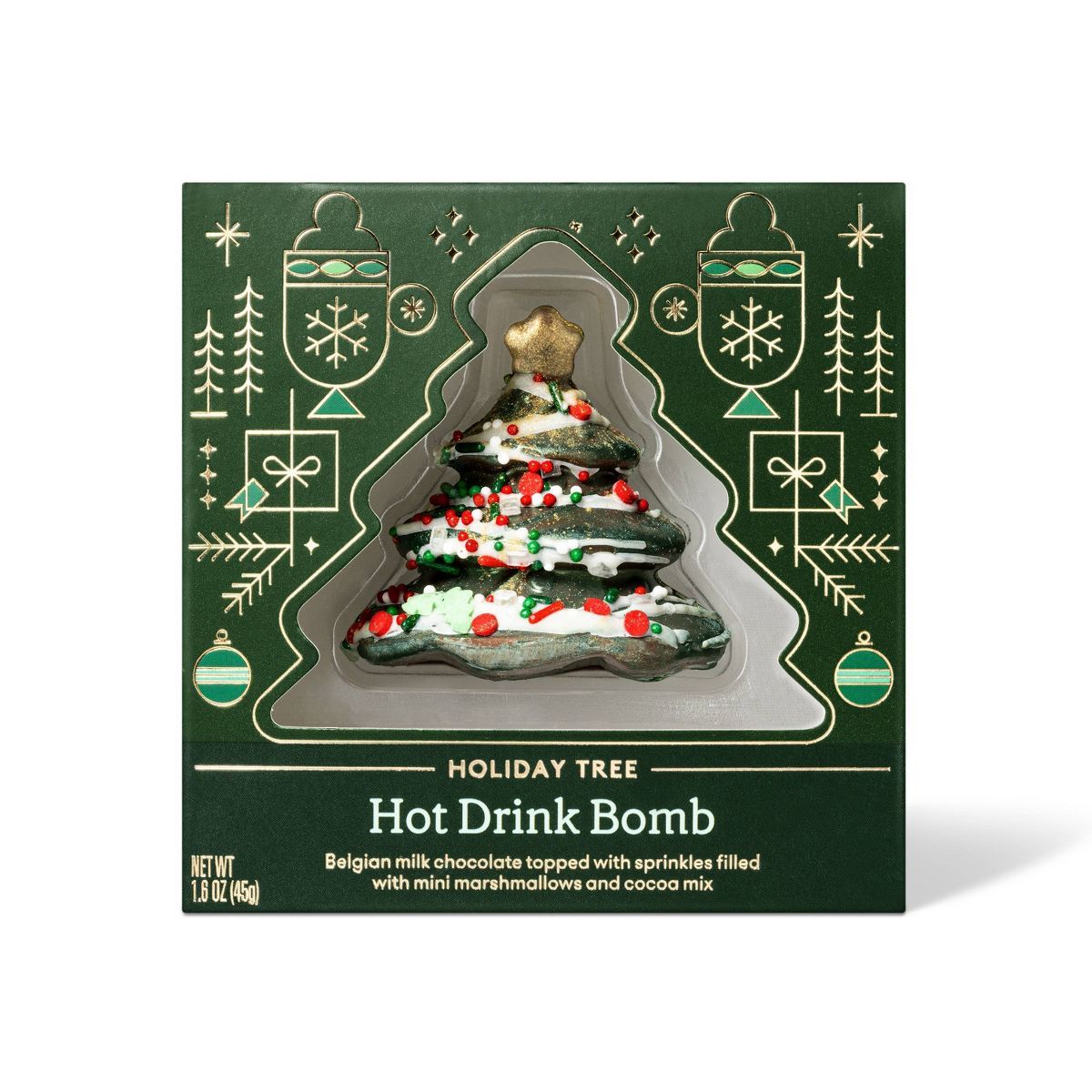 Holiday Tree Hot Drink Bomb - 1.6oz - Favorite Day™ | Target