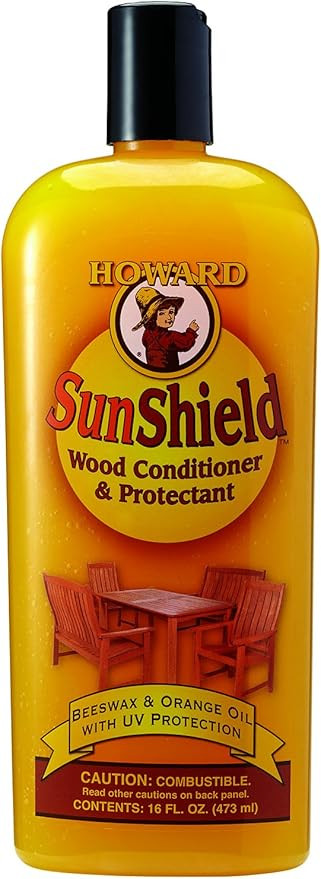 Howard SWAX16 SunShield Outdoor Furniture Wax with UV Protection, 16-Ounce, Yellow | Amazon (US)