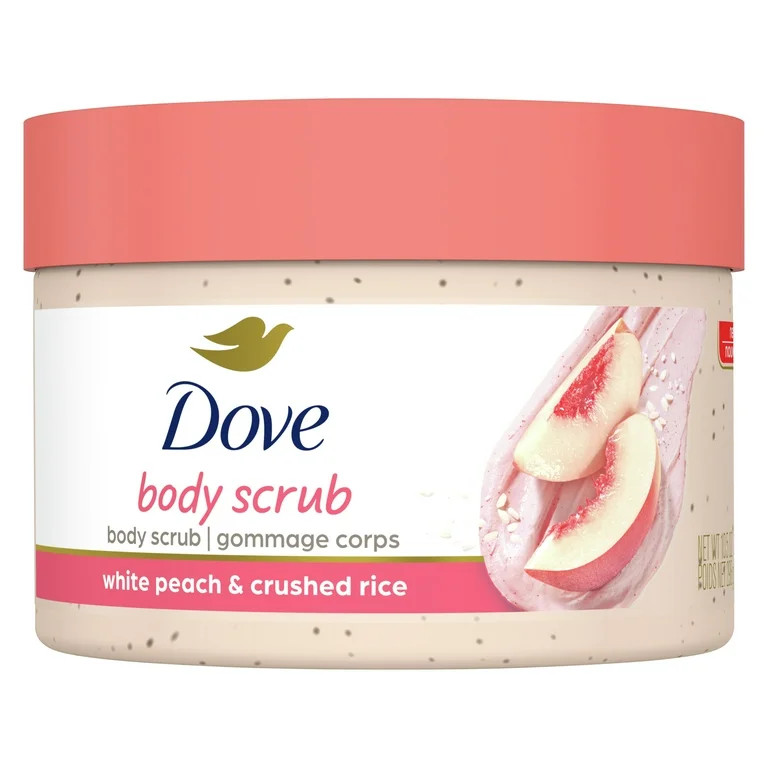 Dove Body Scrub White Peach & Crushed Rice, 10.5 oz | Walmart (US)
