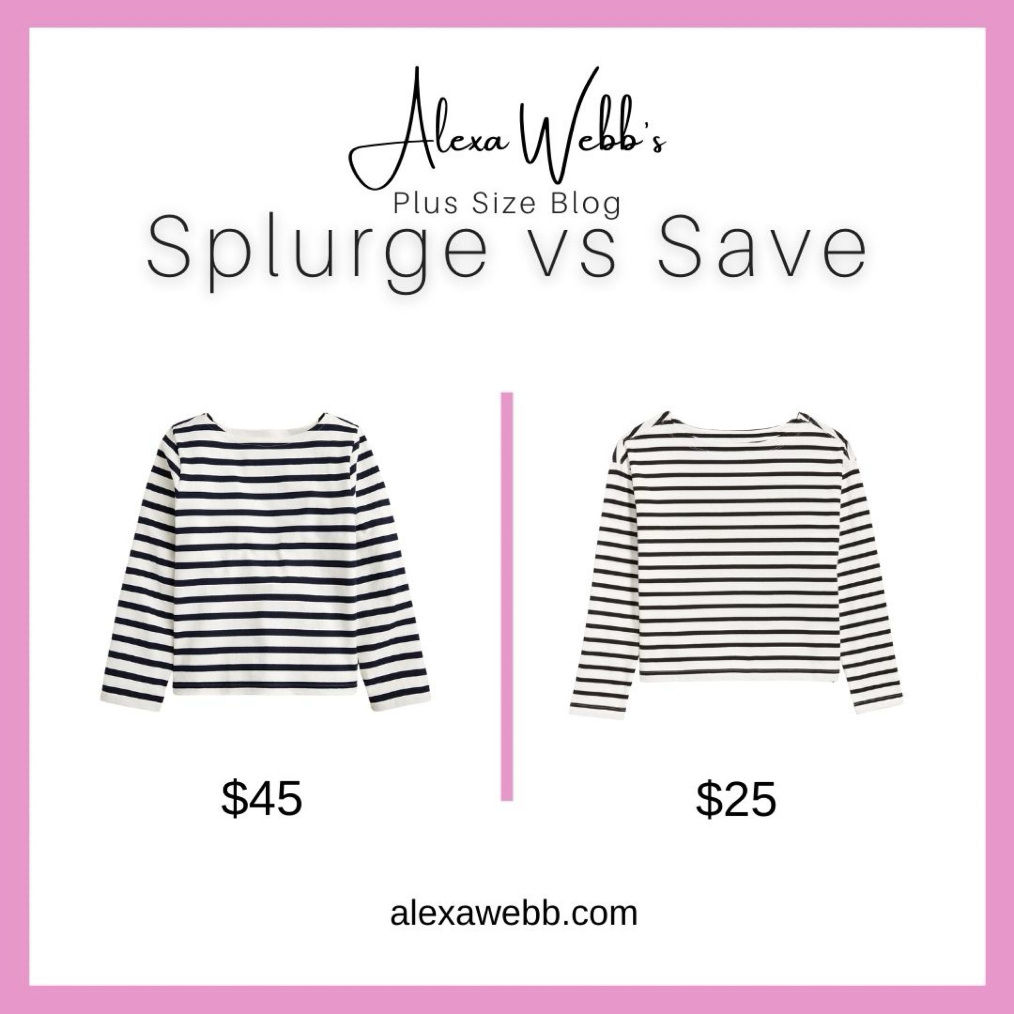 Stripe Shirt - Splurge vs Save by Alexa Webb #plussize

#LTKStyleTip #LTKPlusSize #LTKOver40