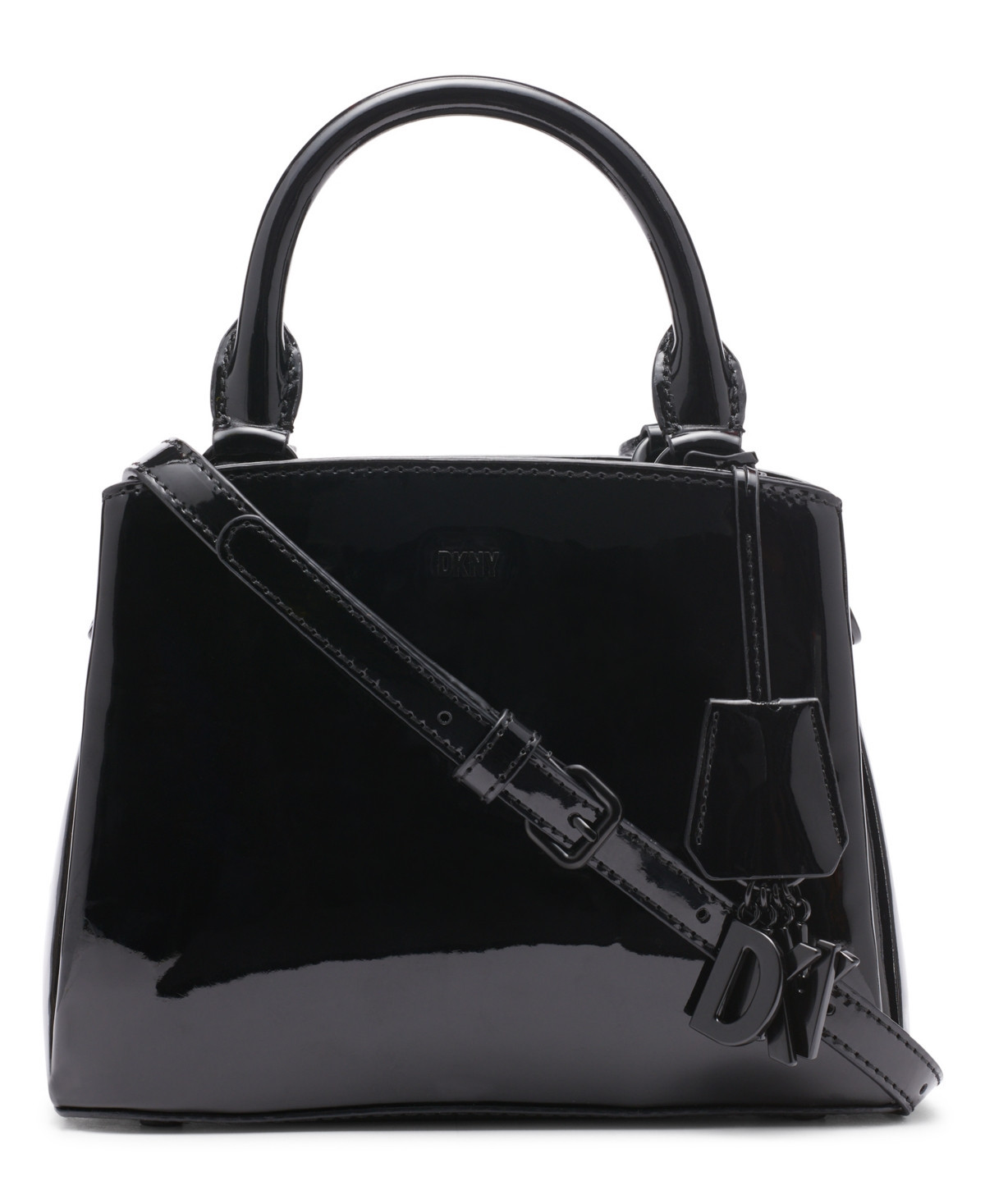 Dkny Paige Small Satchel Bag - Black | Macy's