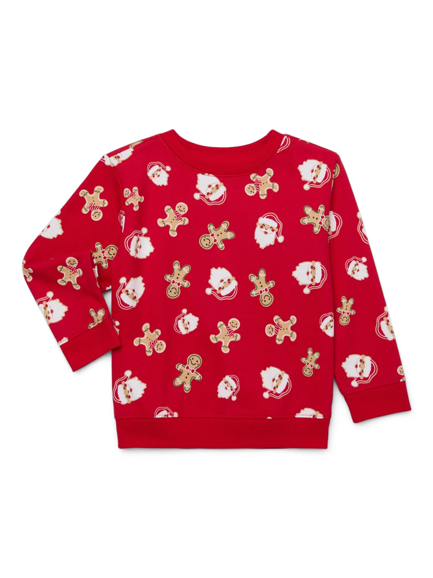 Christmas Toddler Boys’ Sweatshirt with Long Sleeves from Holiday Time, Sizes 12M-5T | Walmart (US)