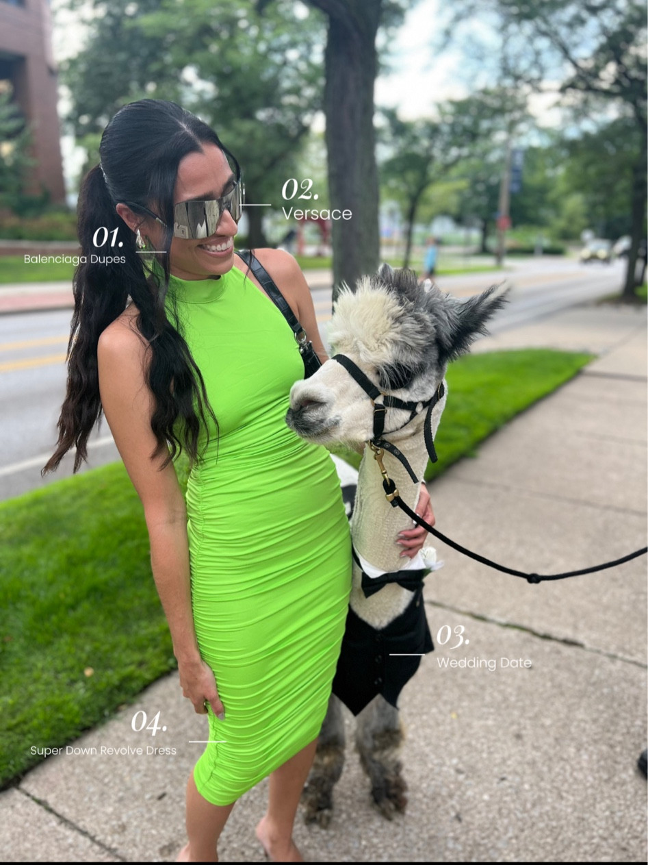 Mallory High Neck Dress in Green curated on LTK