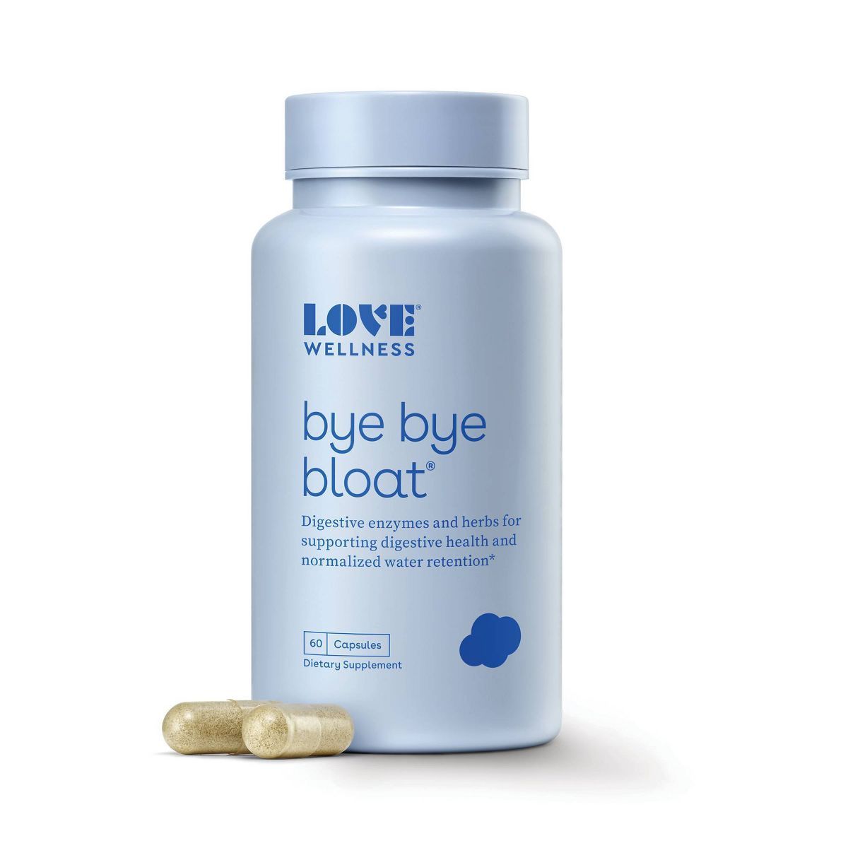 Love Wellness Bye Bye Bloat for Fast Bloating Relief - 60ct | Target