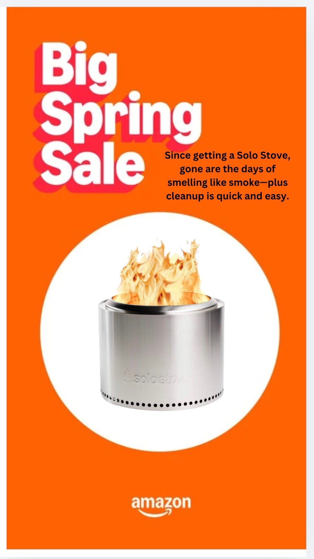 Since getting a Solo Stove, gone are the days of smelling like smoke—plus cleanup is quick and easy.  Amazon big spring sale  

#LTKHome #LTKSaleAlert #LTKdayinmylife