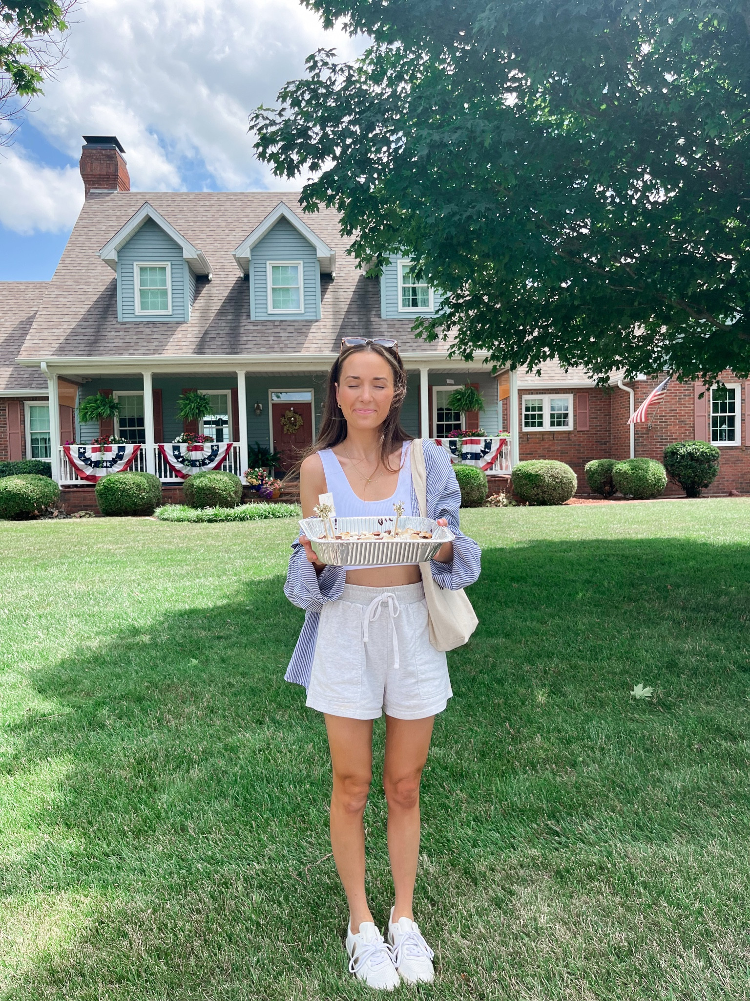 2024 favorites - the best forever 21 tank tops and Amazon sweat shorts 