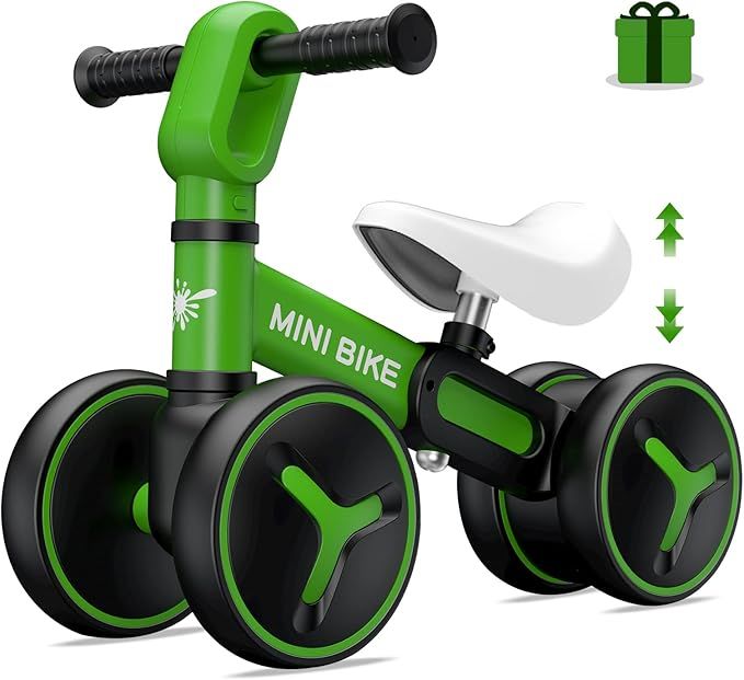 Baby Balance Bike for 1 Year Old Boys Girls, 12-36 Months Riding Toys Toddler Bike with Adjustabl... | Amazon (US)