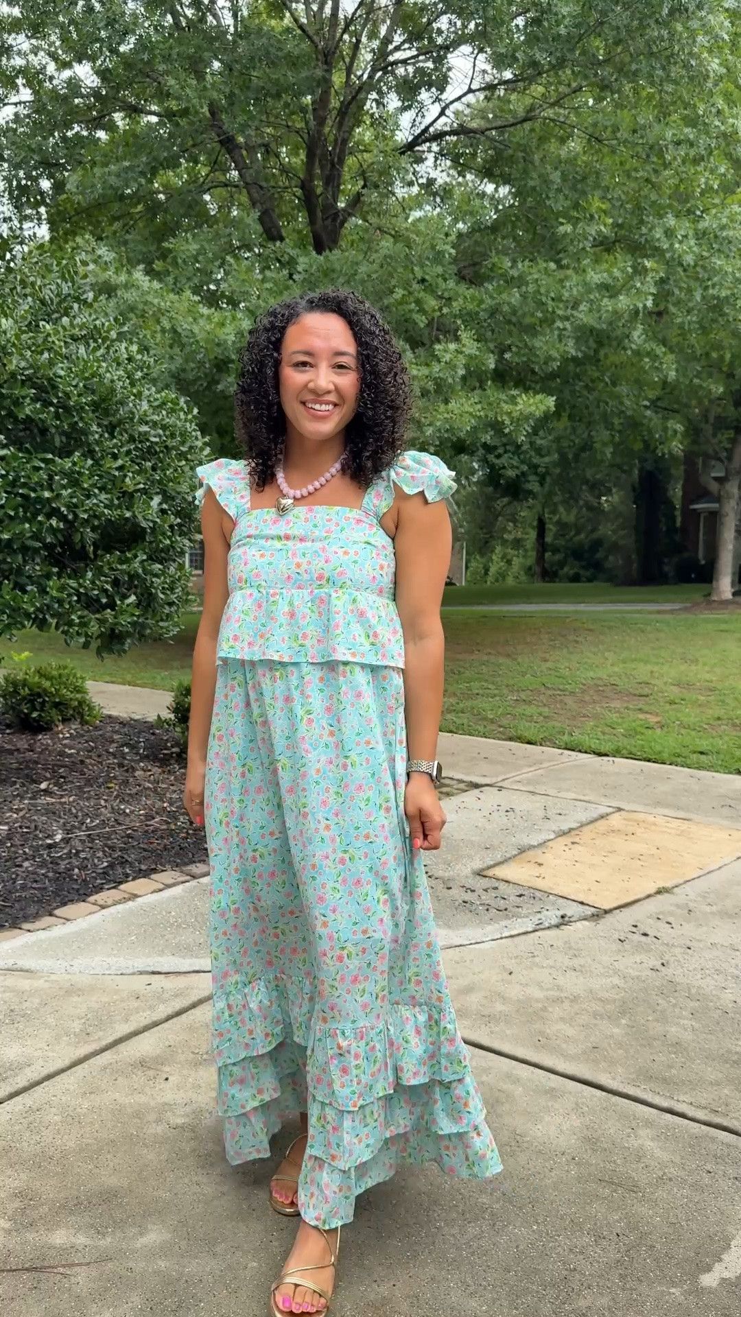 What I wore to church today wearing a medium comes in other colors! #dresses #summerdress #whatiwore #churchdress