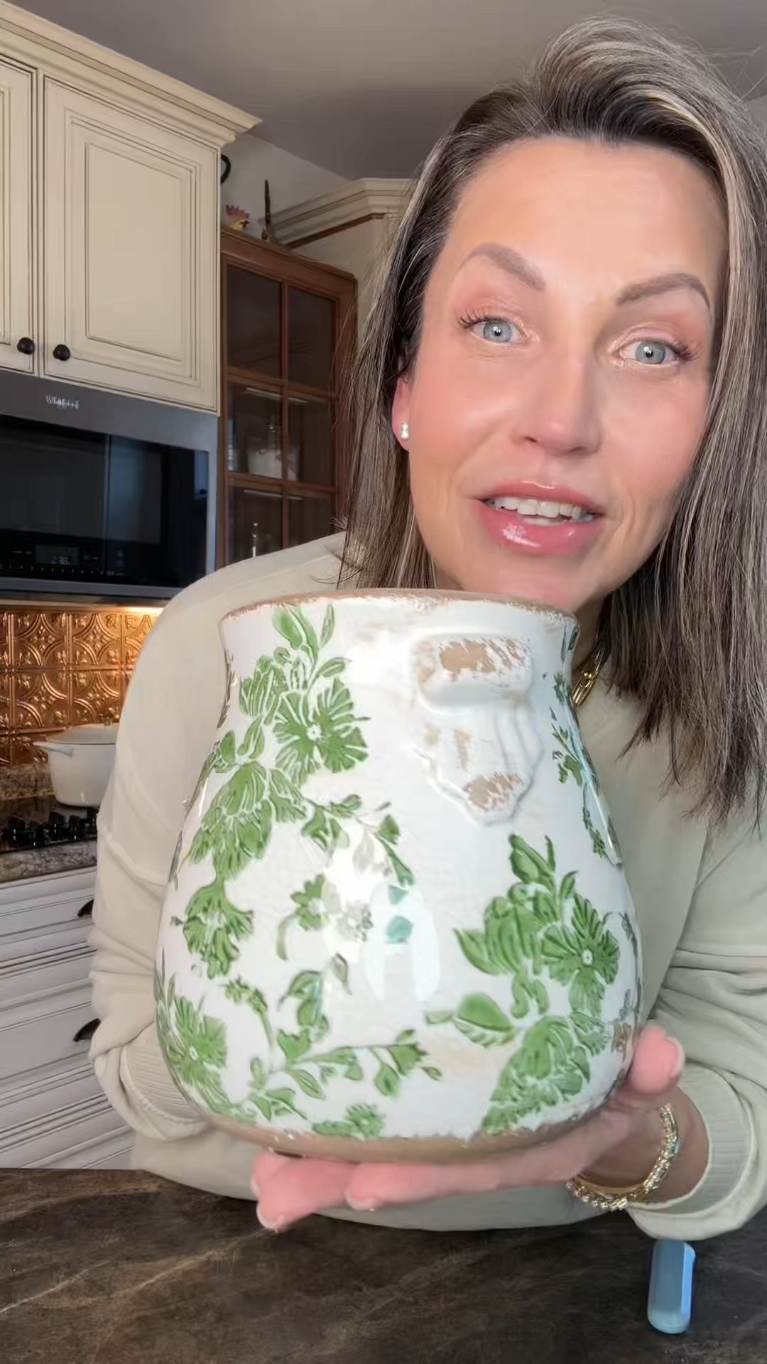 Tuscan ceramic planter turned functional kitchen decor 🍃 Elevate your counters with this green beauty! #KitchenHack #HomeAesthetic

#LTKFindsUnder50 #LTKHome