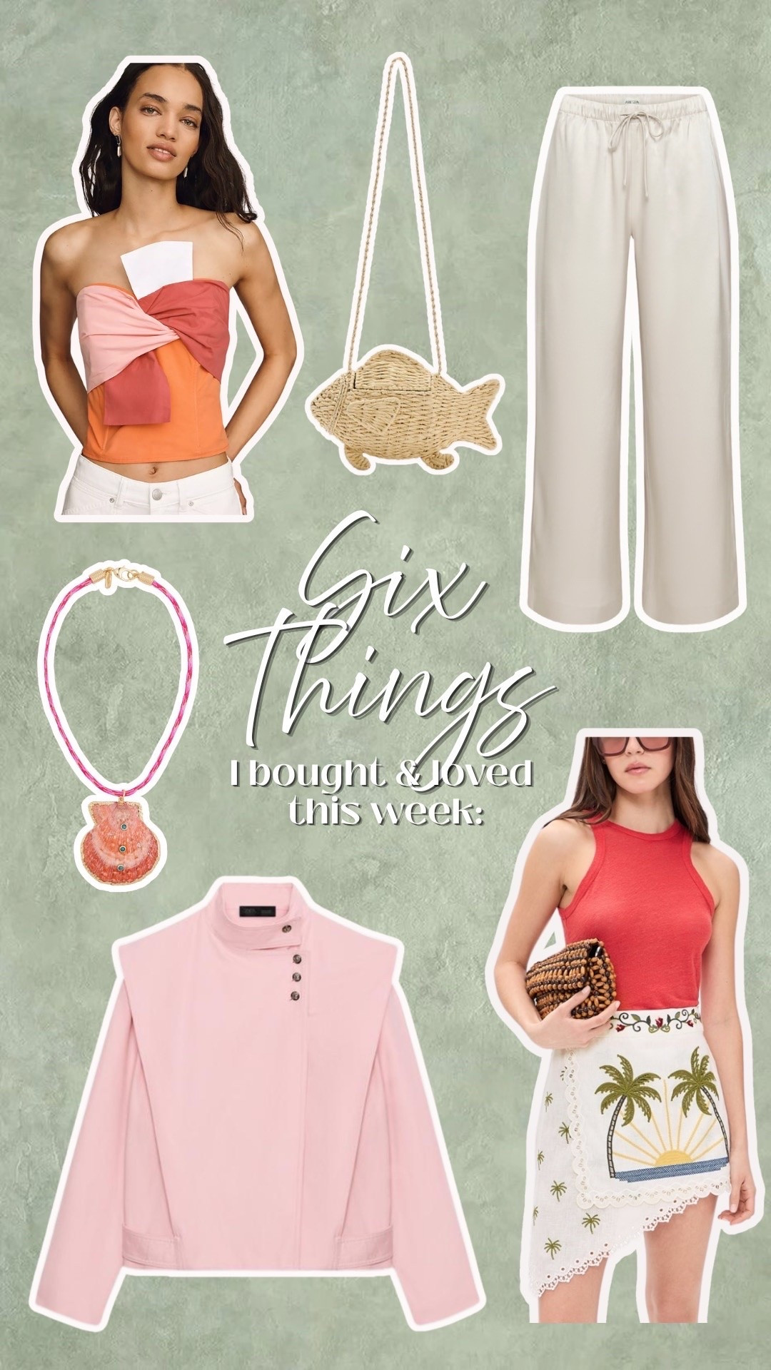 The color coordination for these 6 items is everything … also screams Summer!! 💗👏🏻☀️

#LTKootd #LTKgrwm