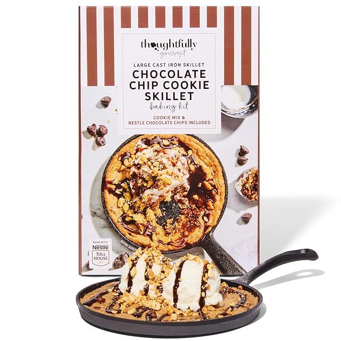 Thoughtfully Gourmet, Large Cookie Skillet Baking Kit, Made with Nestle Chocolate Chips, Gift Set... | Amazon (US)