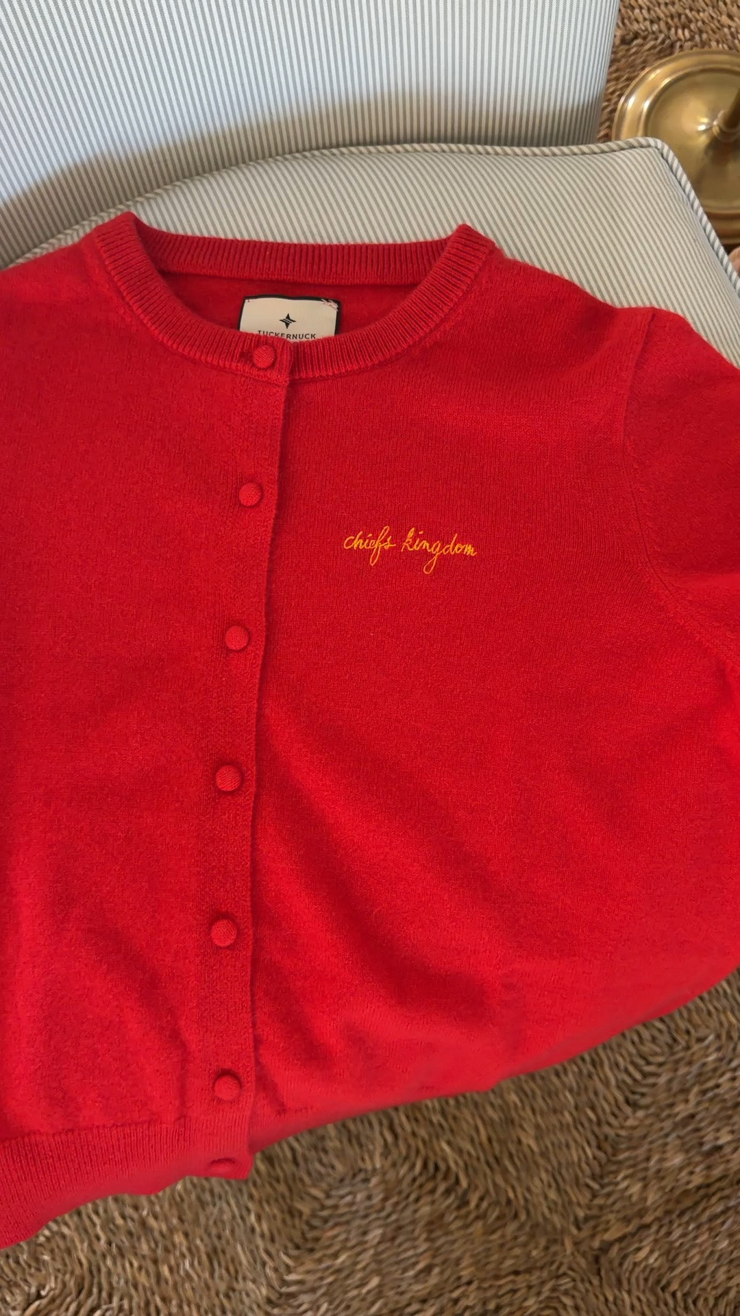 @Tuckernuck NFL Football Fanatics line is here! My Chiefs game day is going to be so cute!