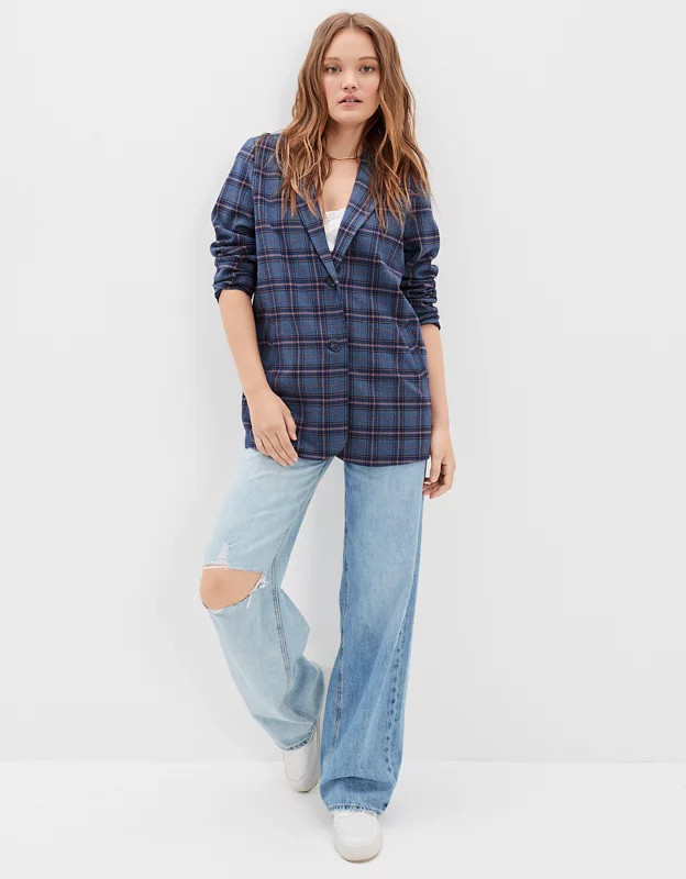 AE Plaid Blazer | American Eagle Outfitters (US & CA)