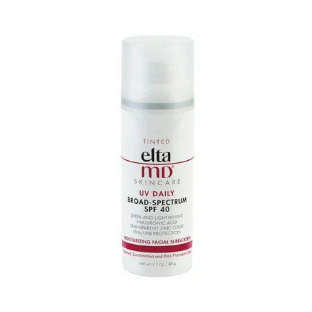 Elta MD UV Daily Broad Spectrum TINTED  SPF 40, 1.7oz_48g, Fast Ship | Walmart (US)