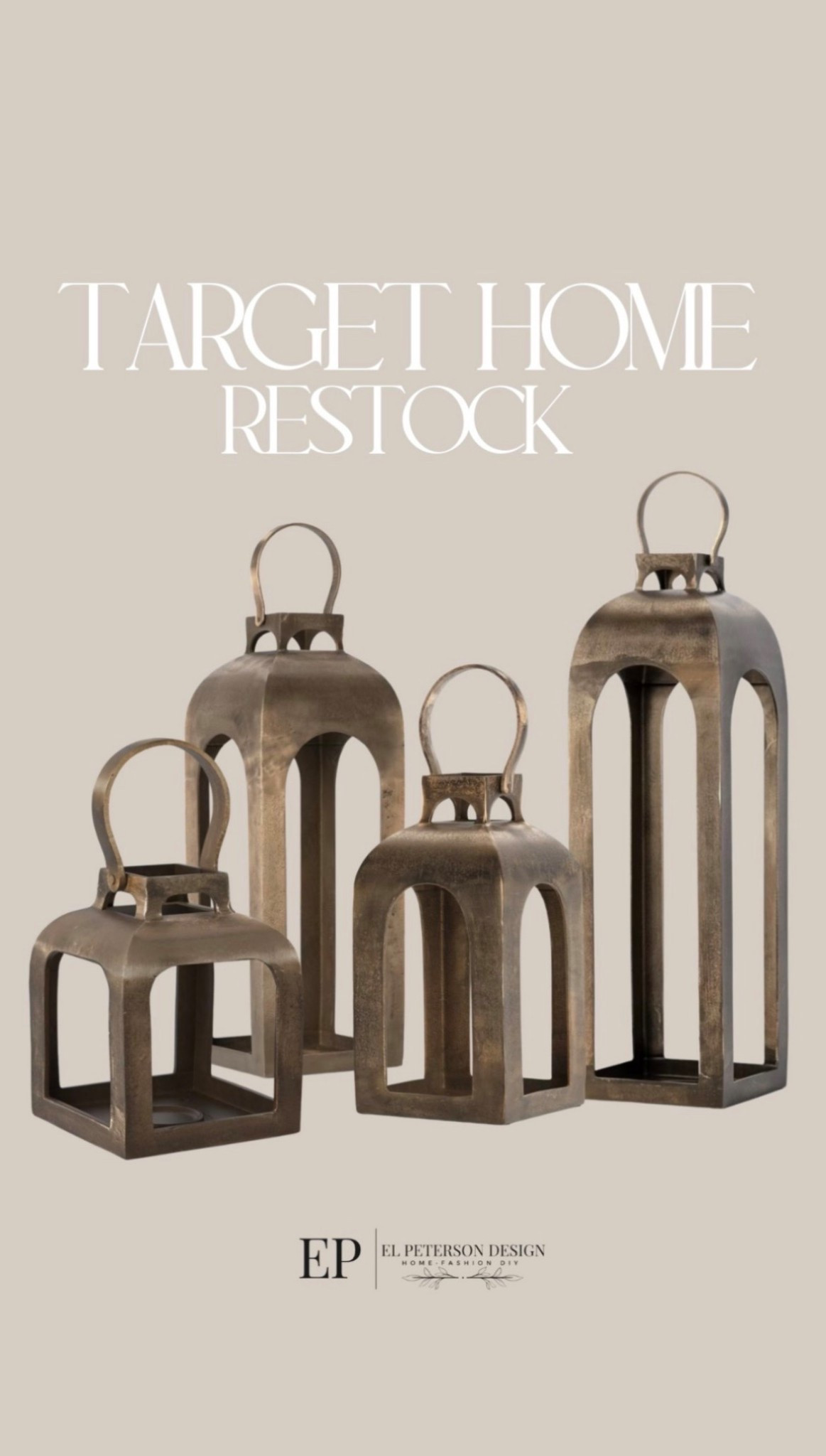 Target 
Restock
Lanterns 

#LTKHome