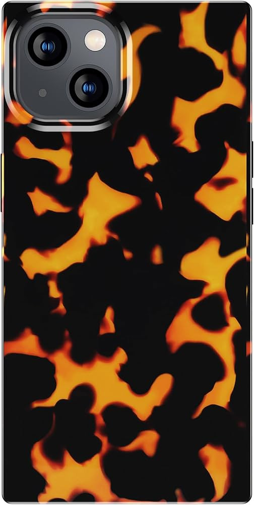 Cocomii Square Case Compatible with iPhone 13 - Slim, Glossy, Black & Amber, Classic Tortoiseshel... | Amazon (US)