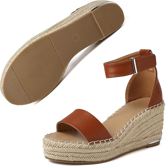ziitop Espadrille Wedge Sandals for Women | Amazon (US)