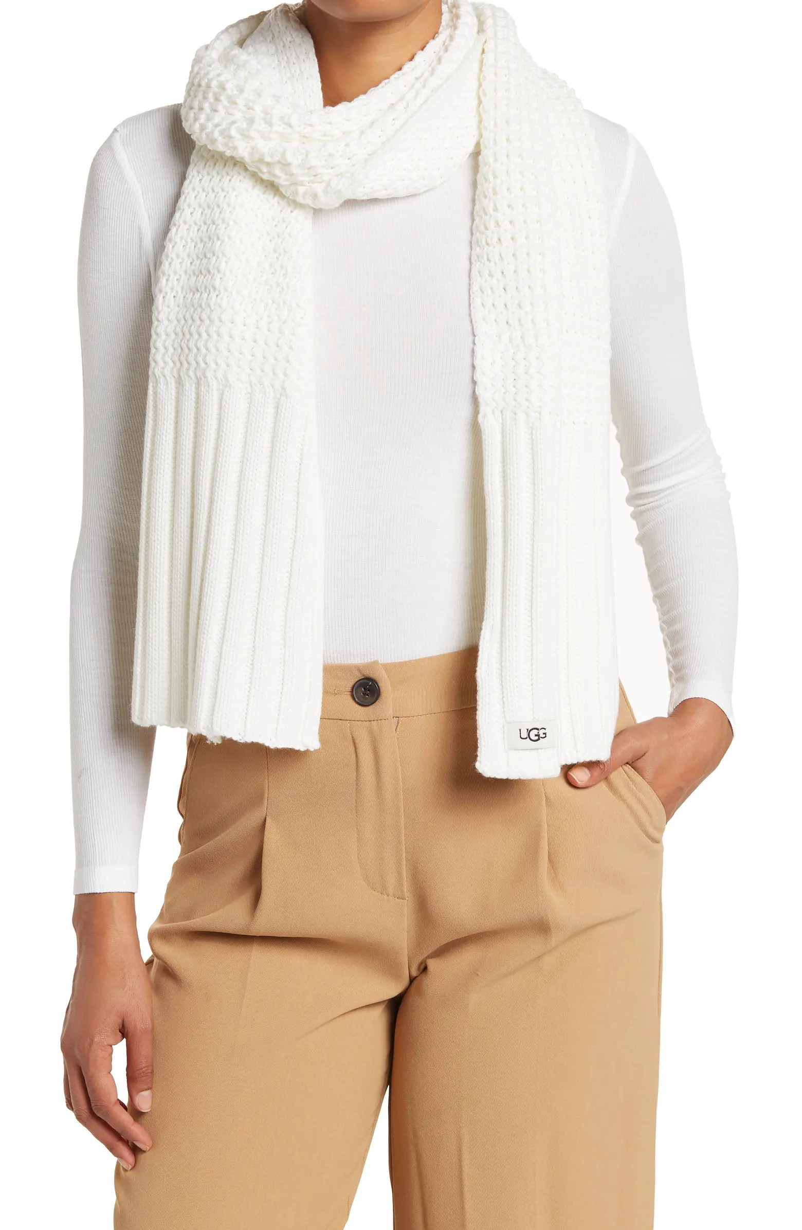 Textured Knit Scarf | Nordstrom Rack
