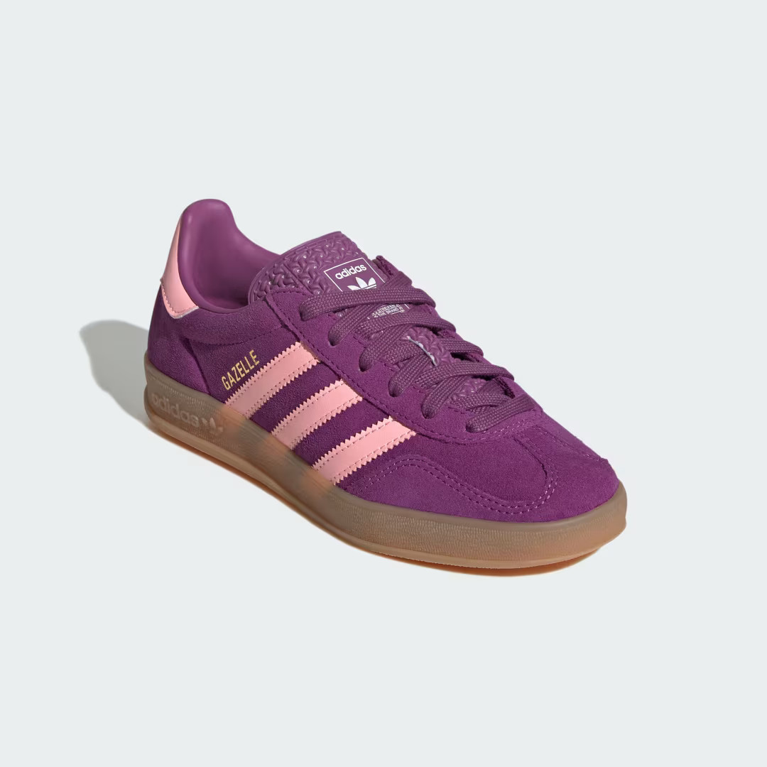 adidas Gazelle Indoor Shoes Kids Rich Mauve 4.5 Kids - Originals Shoes | adidas (US)