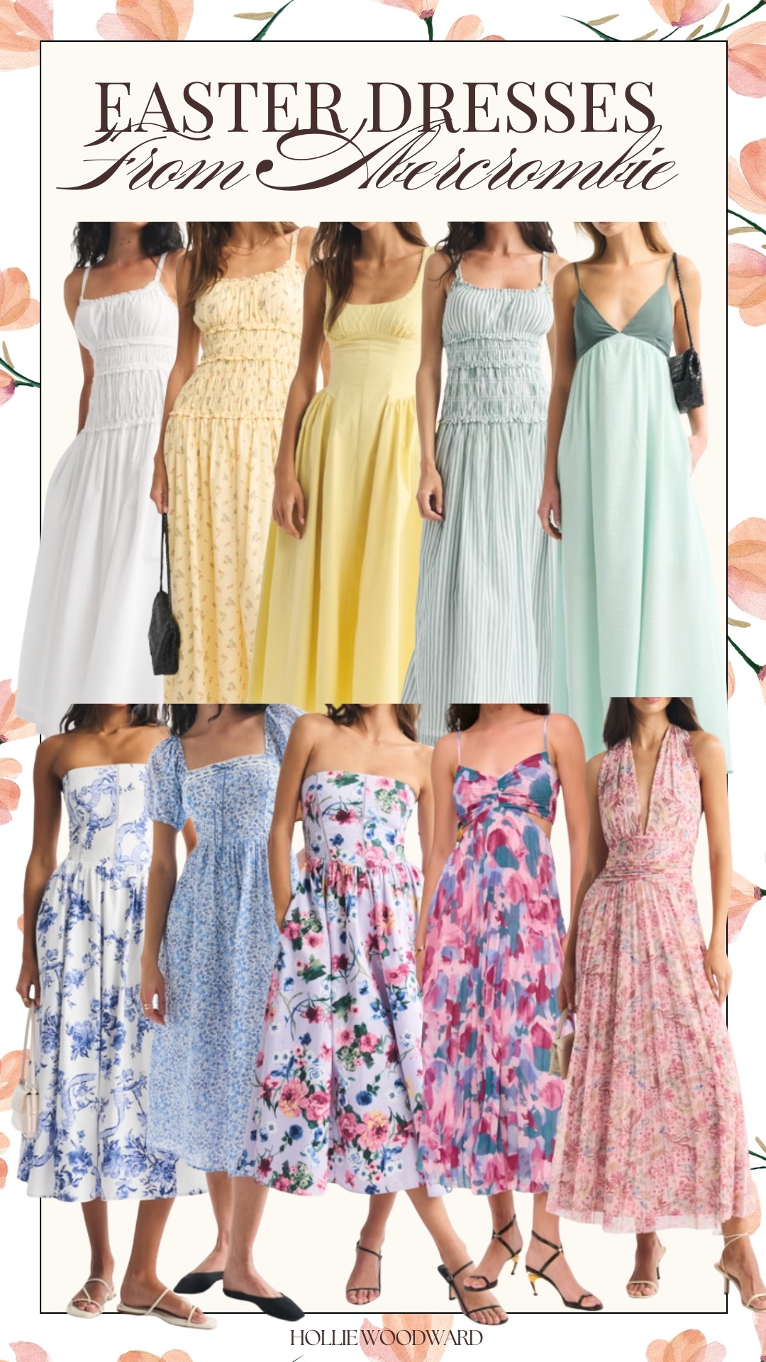 the cutest dresses for easter from abercrombie 💛 

 #LTKSeasonal