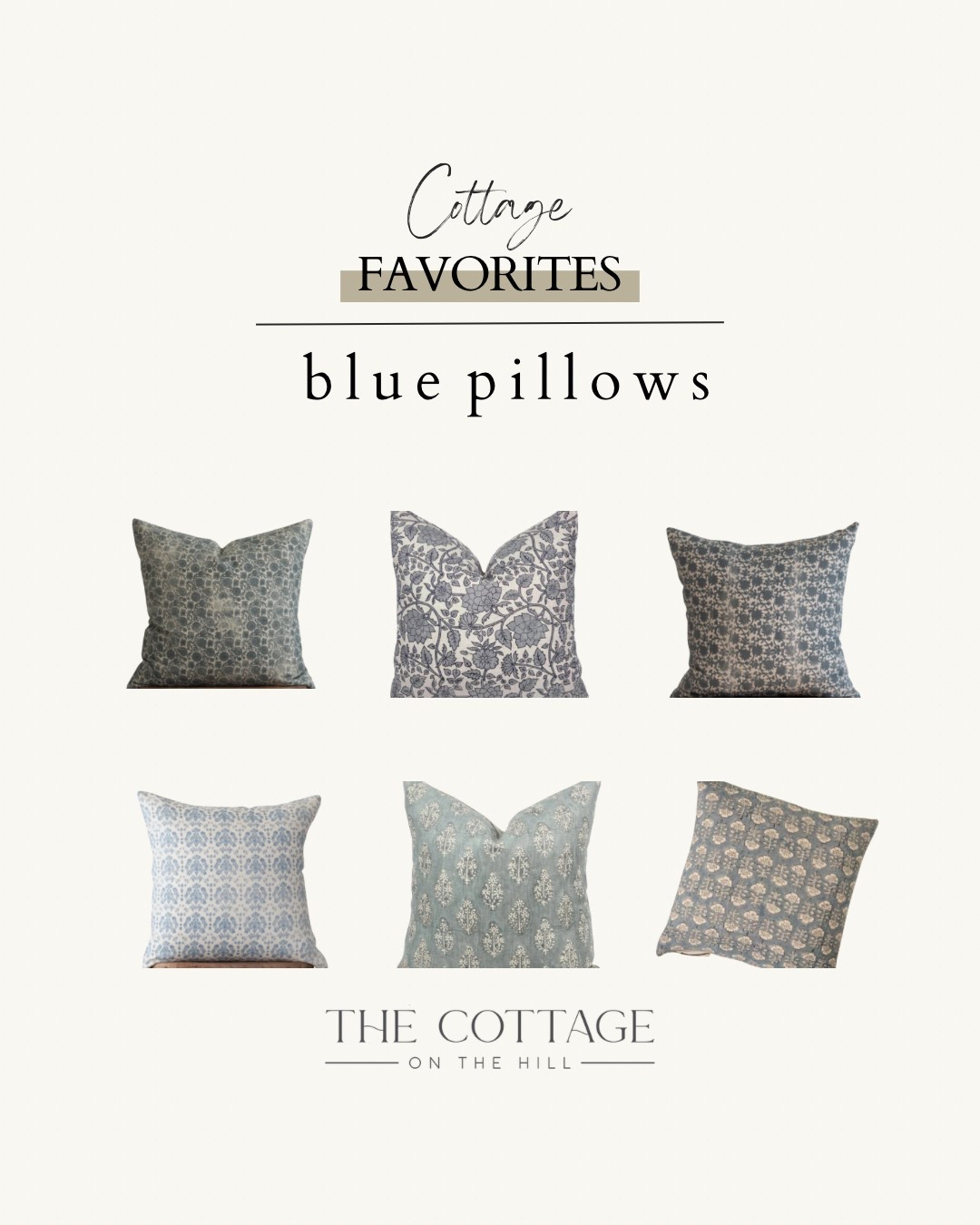 Cottage favorites: blue pillows 💙

#LTKHome #LTKStyleTip