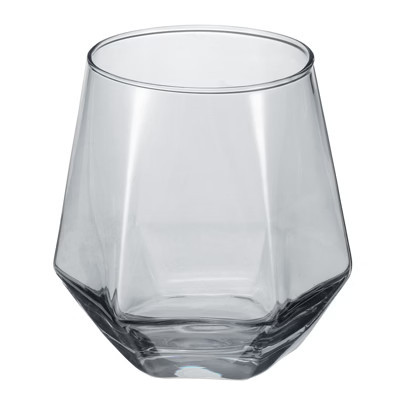 Unique Bargains Diamond Stemless Design Whiskey Glasses Drinkware Grey | Target